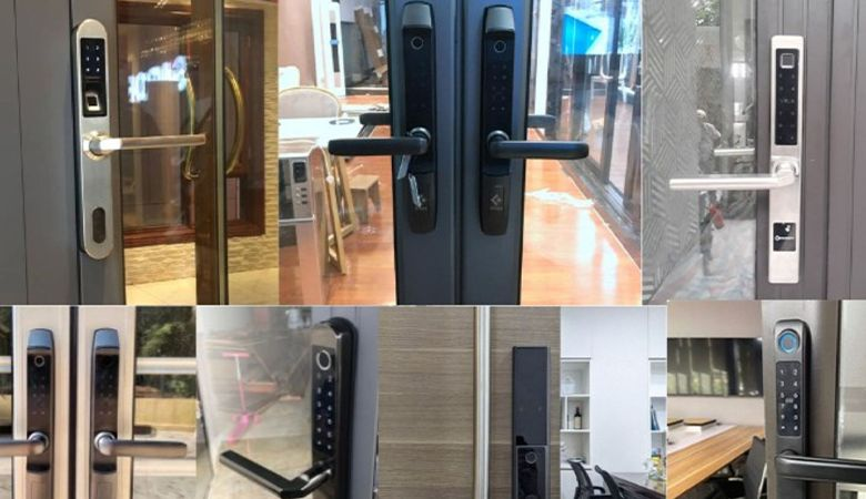 Các loại khóa cửa nhôm xingfa điện tử - Khóa mã số