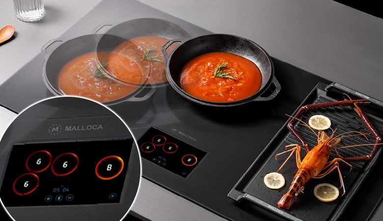 Công nghệ và tính năng nổi bật của bếp điện từ - Bảng điều khiển cảm ứng