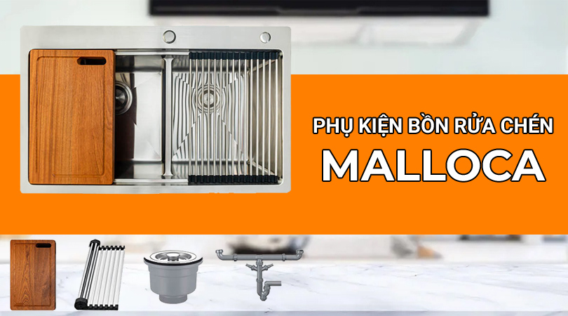 phụ kiện bồn rửa chén malloca - Phụ kiện bàn cắt