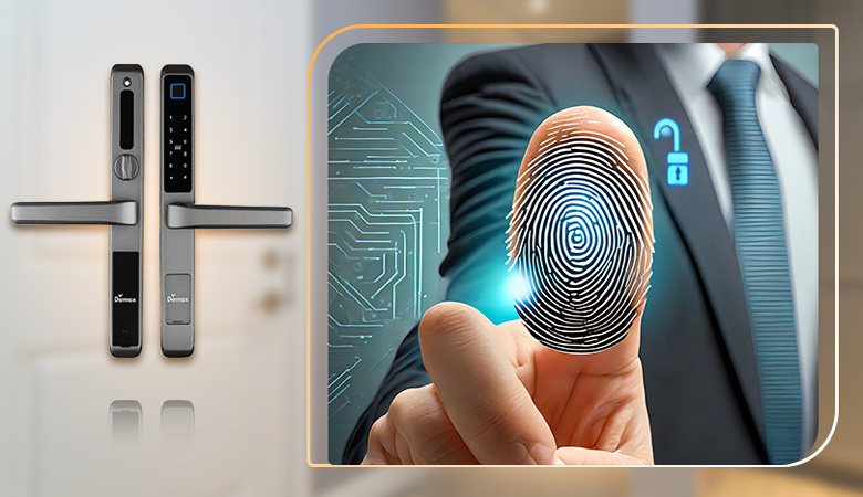 Cách thức hoạt động của khóa cửa phòng vân tay