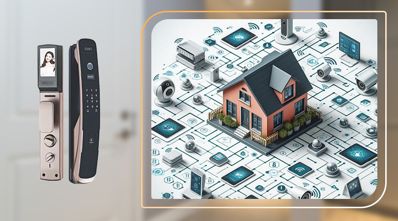 Khóa cửa phòng có thể kết nối với điện thoại thông qua những cách thức nào? - Khóa tương thích Alexa/Google Home