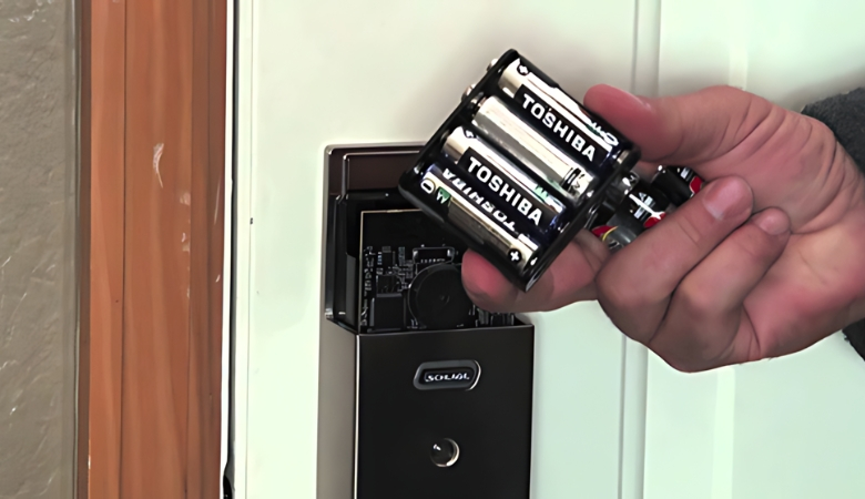 Cách khắc phục lỗi khóa từ cơ bản, hiệu quả - Kiểm tra và thay pin định kỳ