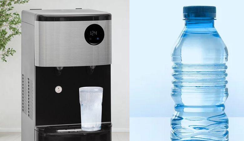 So sánh máy lọc nước Malloca với các sản phẩm khác - So sánh với việc mua nước đóng chai