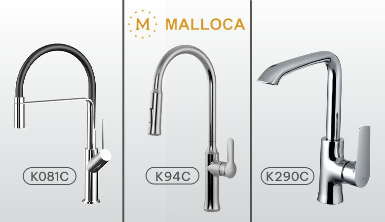 Đánh giá thiết kế sang trọng của vòi rửa chén Malloca - Chất liệu cao cấp, bền bỉ với thời gian