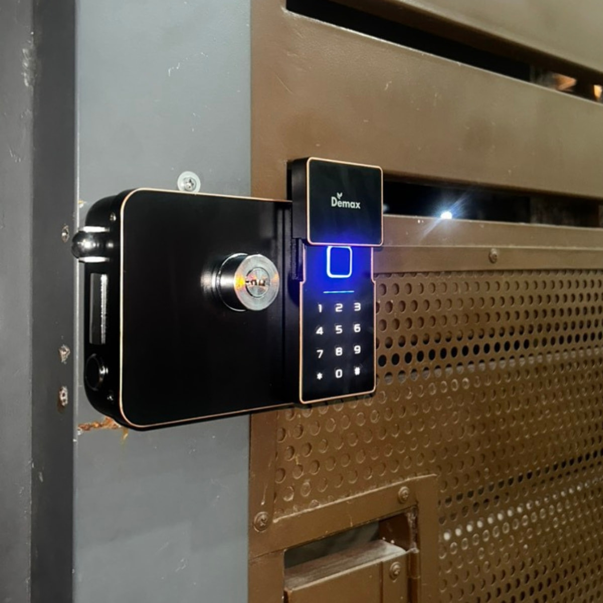 khóa cổng vân tay cho nhà trọ 25