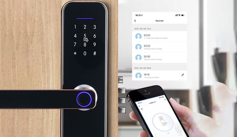 Ứng dụng của Internet of Things (IoT) vào khóa cửa điện tử - Theo dõi lịch sử ra vào