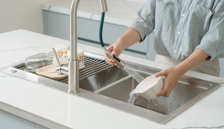 Đánh giá chất lượng của chậu rửa chén MALLOCA - Công nghệ chống ồn