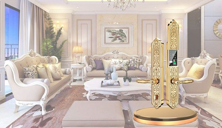 Gợi ý lựa chọn mẫu khóa cửa phù hợp với phong cách nhà - Phong cách tân cổ điển