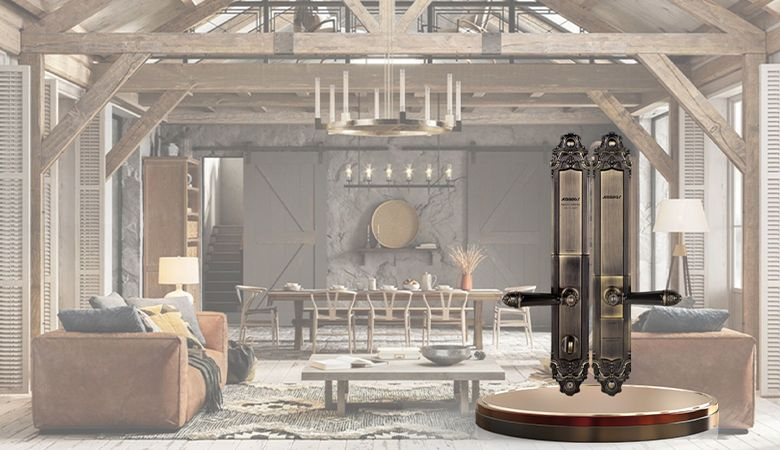 Gợi ý lựa chọn mẫu khóa cửa phù hợp với phong cách nhà - Phong cách đồng quê, rustic