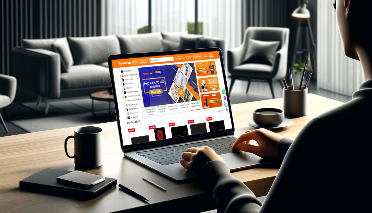 Truy cập website thienkimhome