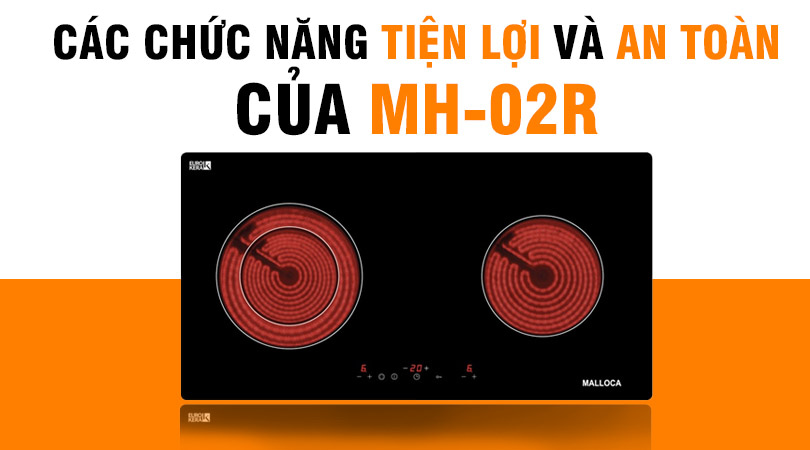 Bếp hồng ngoại nào tốt - Malloca MH-02R