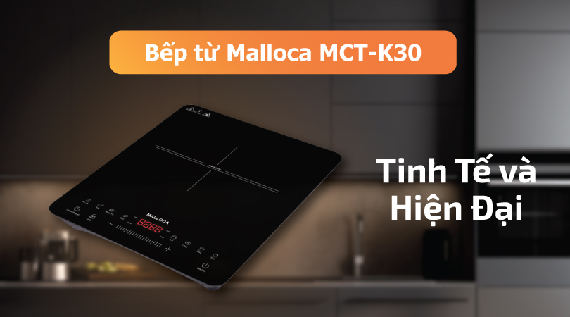 Bếp từ đơn âm bàn - Malloca MCT-K30