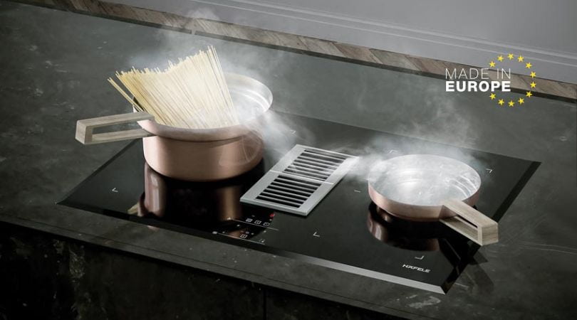 Bếp điện từ và máy hút mùi