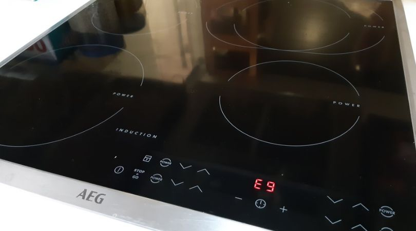 Lỗi E9 trong bếp từ