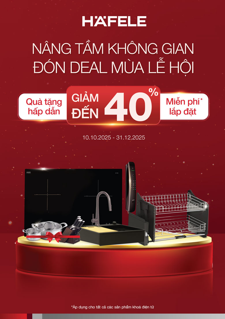 nâng tầm không gian cùng Hafele