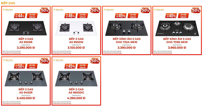 chương trình khuyến mãi giữa năm 3 ngày off 50%