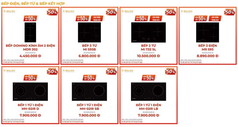 chương trình khuyến mãi giữa năm 3 ngày off 50%