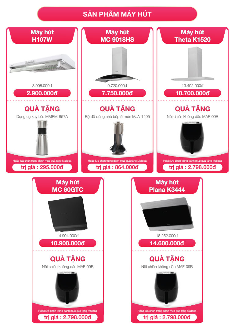 Sắm Malloca ưu đãi ngập tràn 11/08 - 25/09 - 2