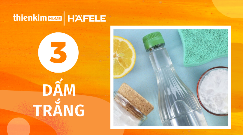 Sử dụng dấm trắng