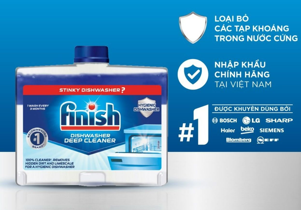 Dung dịch vệ sinh máy rửa bát Finish