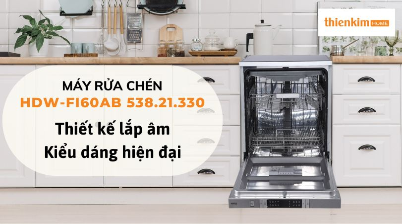 Các loại máy rửa bát - Hafele HDW-FI60AB 538.21.330