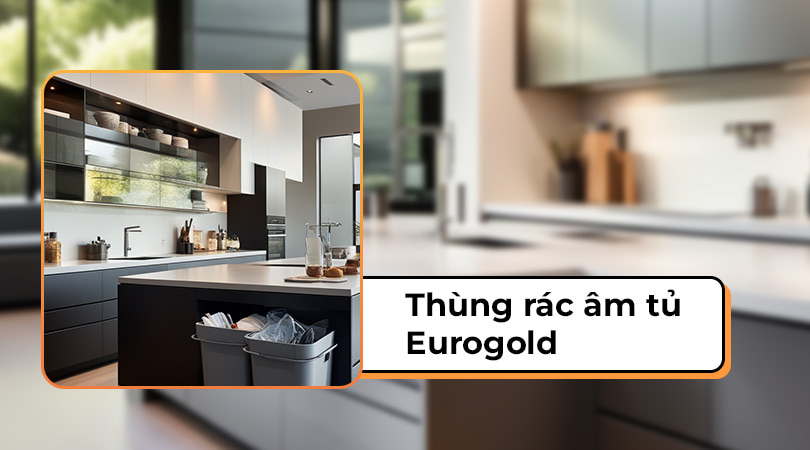 Thùng rác âm tủ Eurogold