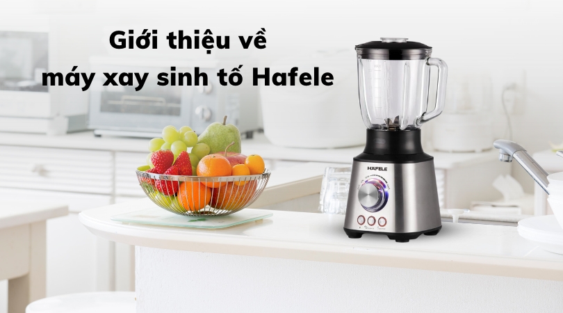 GIỚI THIỆU VỀ MÁY XAY SINH TỐ HAFELE