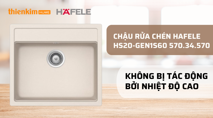 Chậu rửa chén Hafele HS20-GEN1S60 570.34.570