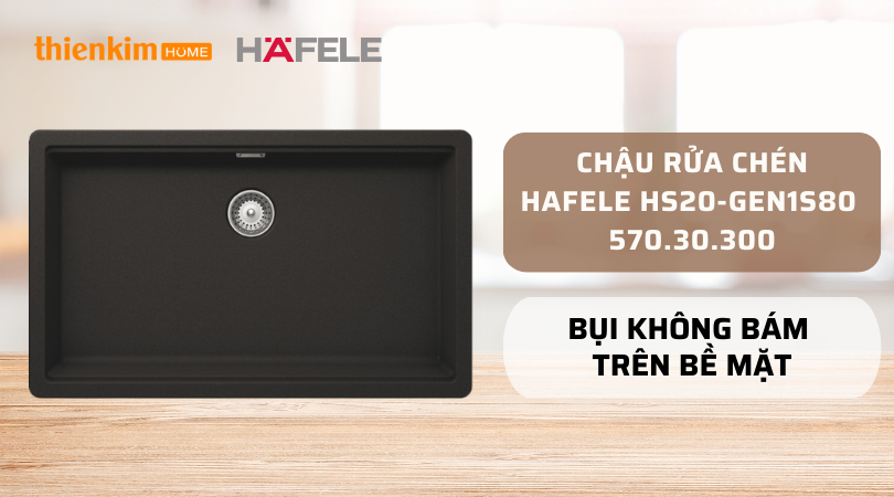 Chậu rửa chén Hafele HS20-GEN1S80 570.30.300