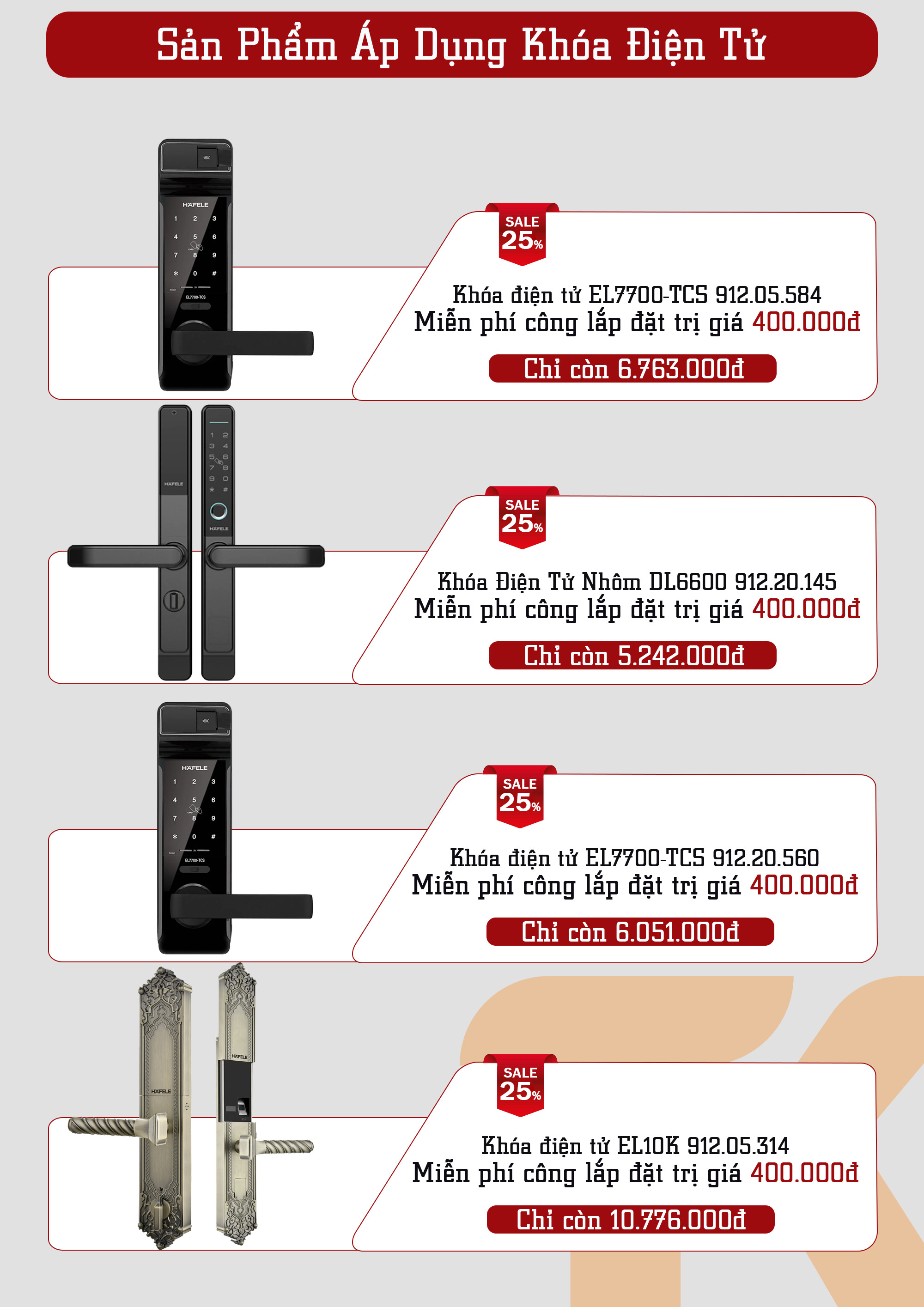 Khuyến mãi Hafele 4